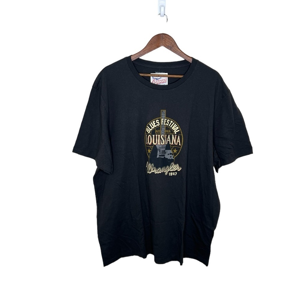 Wrangler Men’s Blues Festival Louisiana Short Sleeve Shirt